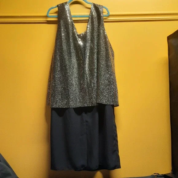 patra sequin dress Patra Sequined Sleeveless Cocktail Party Dress